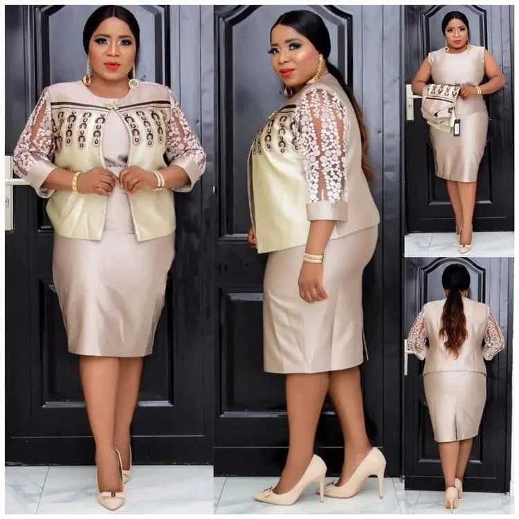 African ladies black women elegant modest choir dresses for church