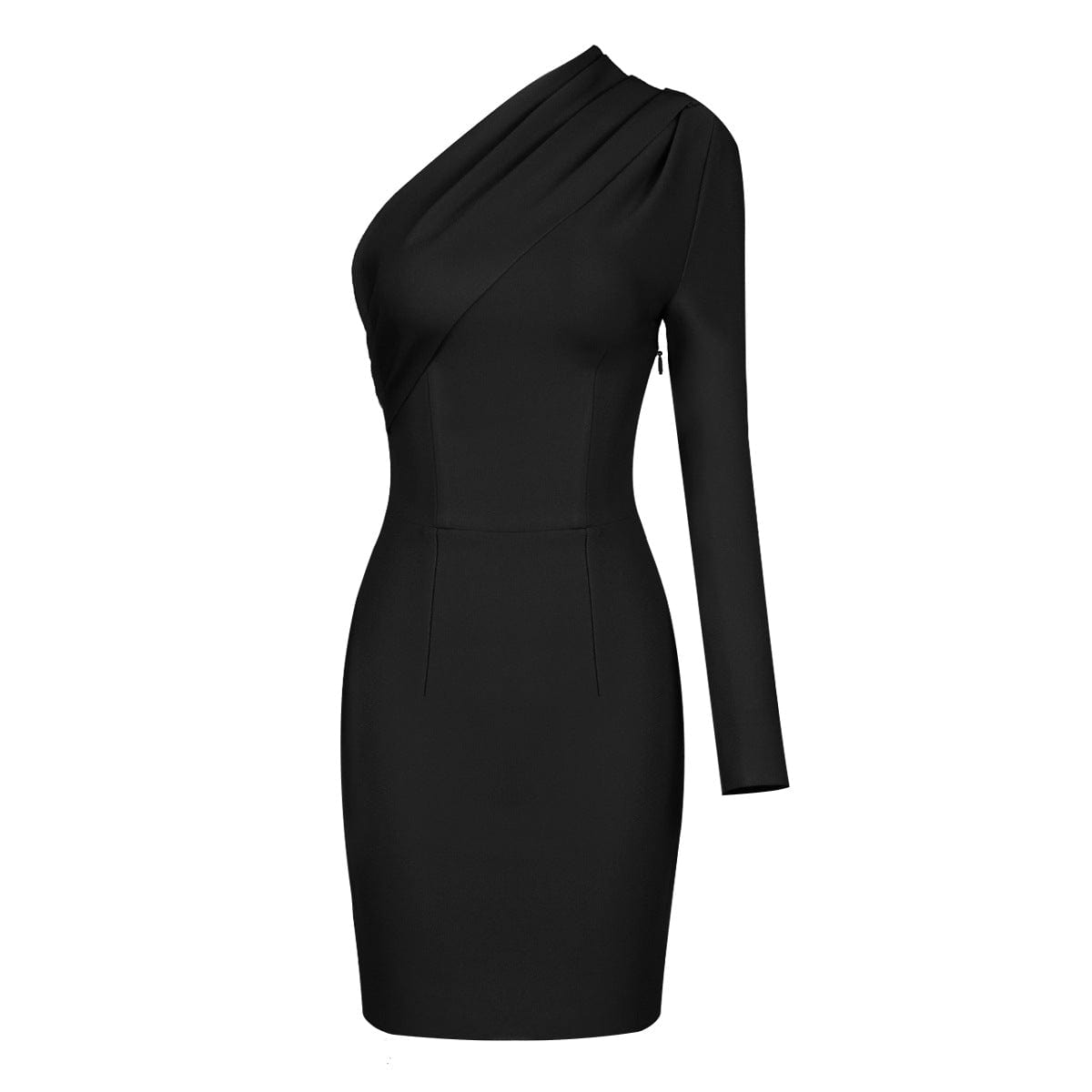 AH0103 Sexy One Shoulder Knitted Casual Women Dress Bandage Bodycon Dresses