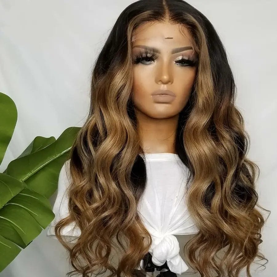 Allure Romance Highlight Brown Color Loose Wave