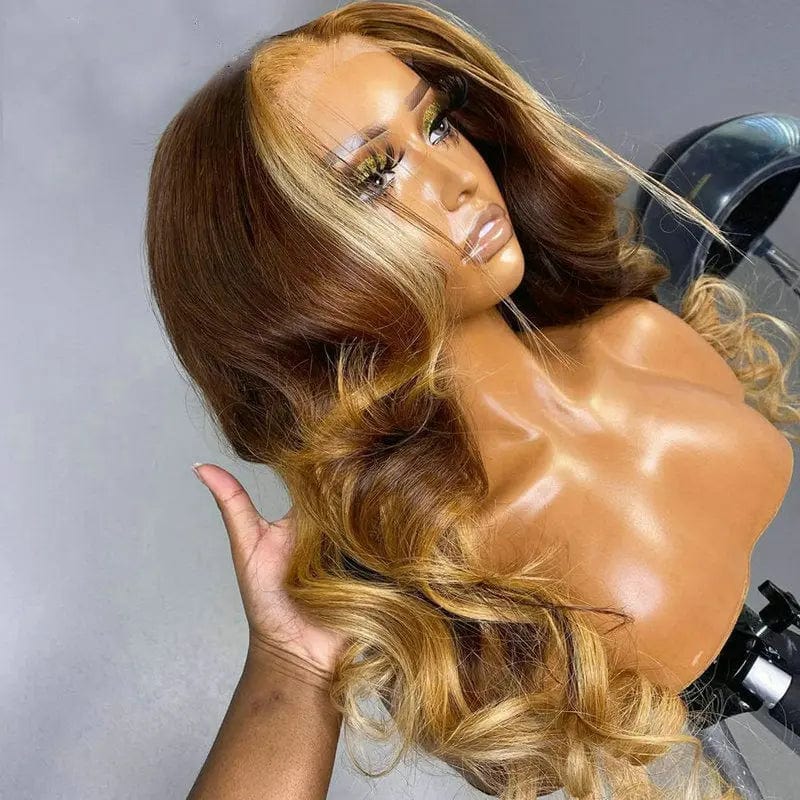 Allure Romance Highlight Brown Color Loose Wave