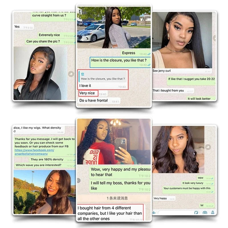 AngelBella Human Hair Blend Bundles With Closure High Quality Brazilian Hair Bundles Women Wig Hats Hair Extensions