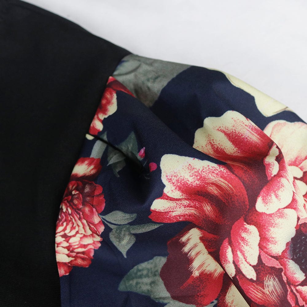 Autumn Bodycon Bowtie Printing African Women Office Career Dresses