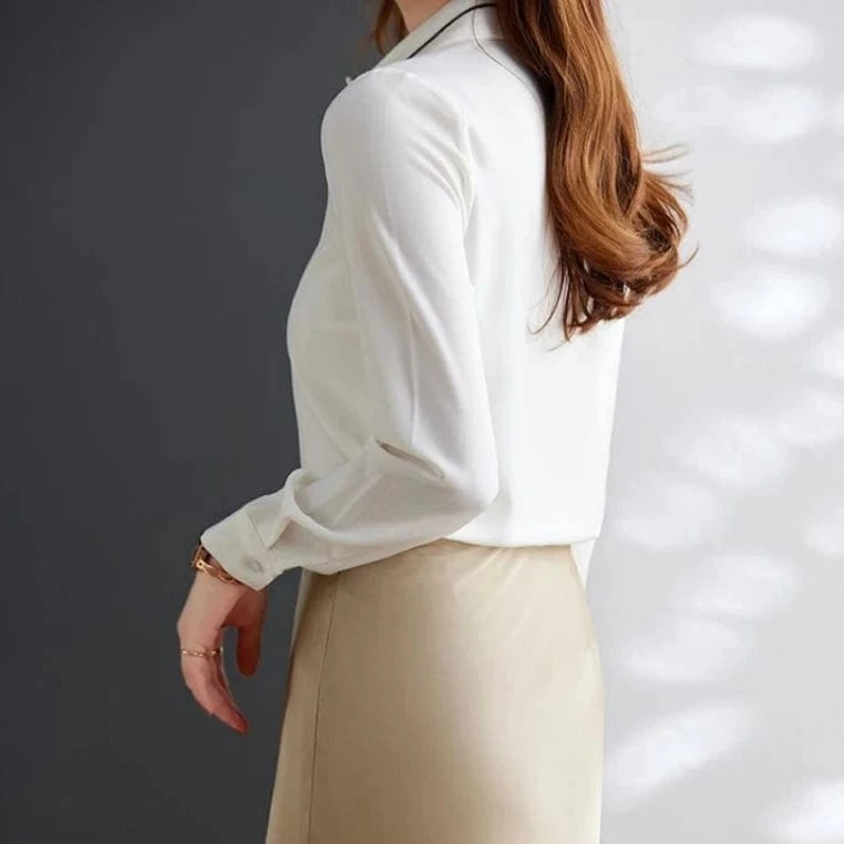 Autumn New Style Clothes High Quality Elegant Fashion Long Sleeve Professional Women's Shirt