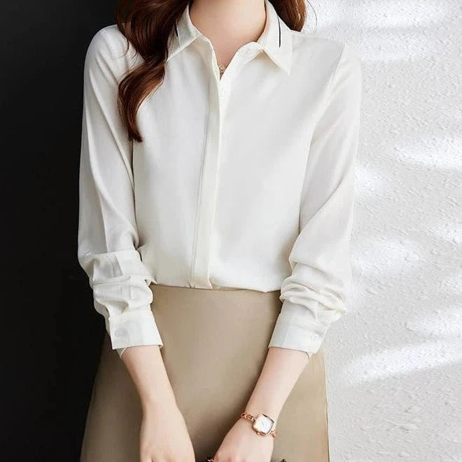 Autumn New Style Clothes High Quality Elegant Fashion Long Sleeve Professional Women's Shirt