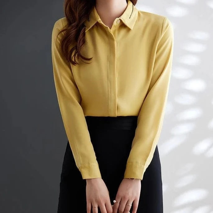 Autumn New Style Clothes High Quality Elegant Fashion Long Sleeve Professional Women's Shirt