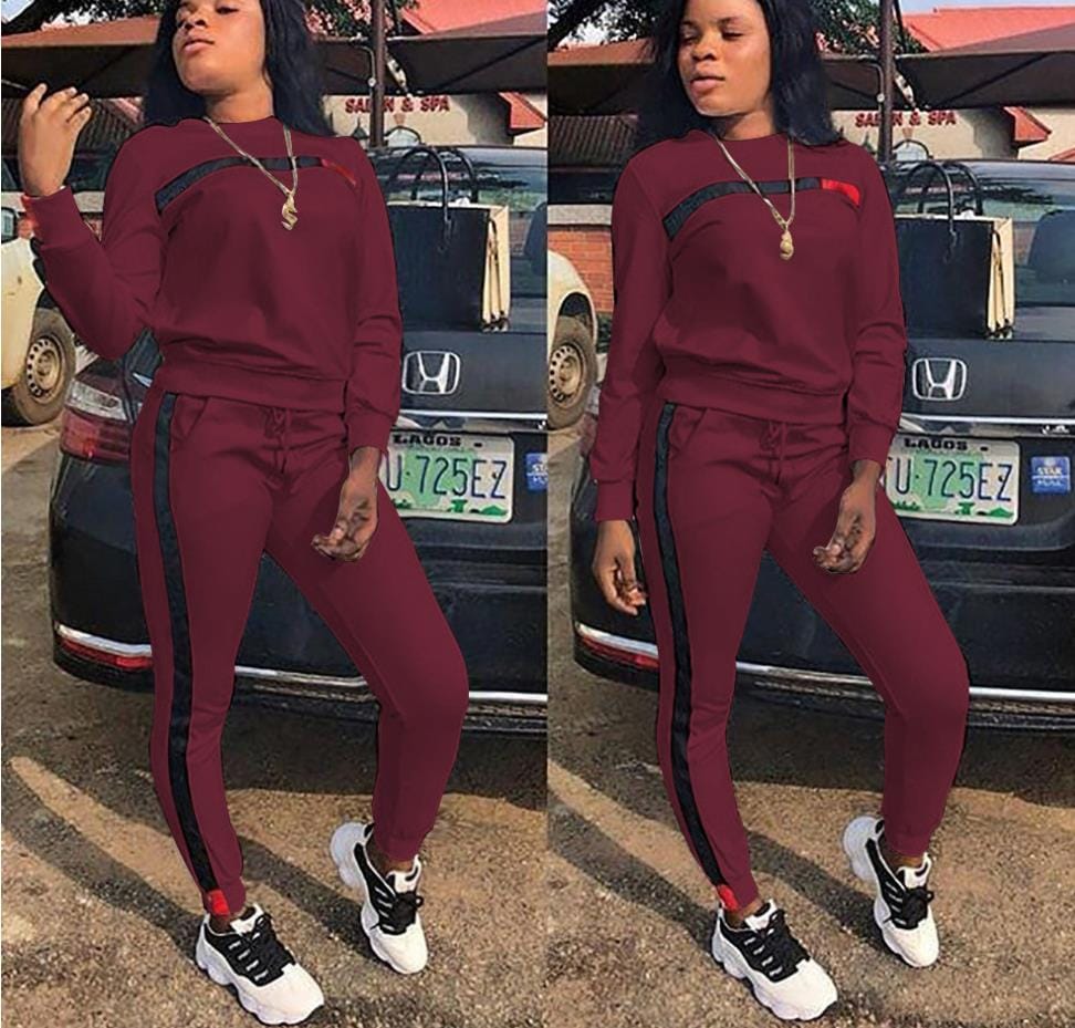 B2145 hot sale women's printed sweater Set girls' sweaters  women suit fur sweater clothing womans wool