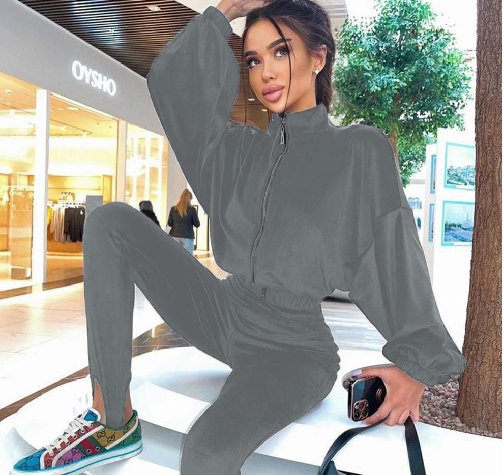 B2145 hot sale women's printed sweater Set girls' sweaters  women suit fur sweater clothing womans wool