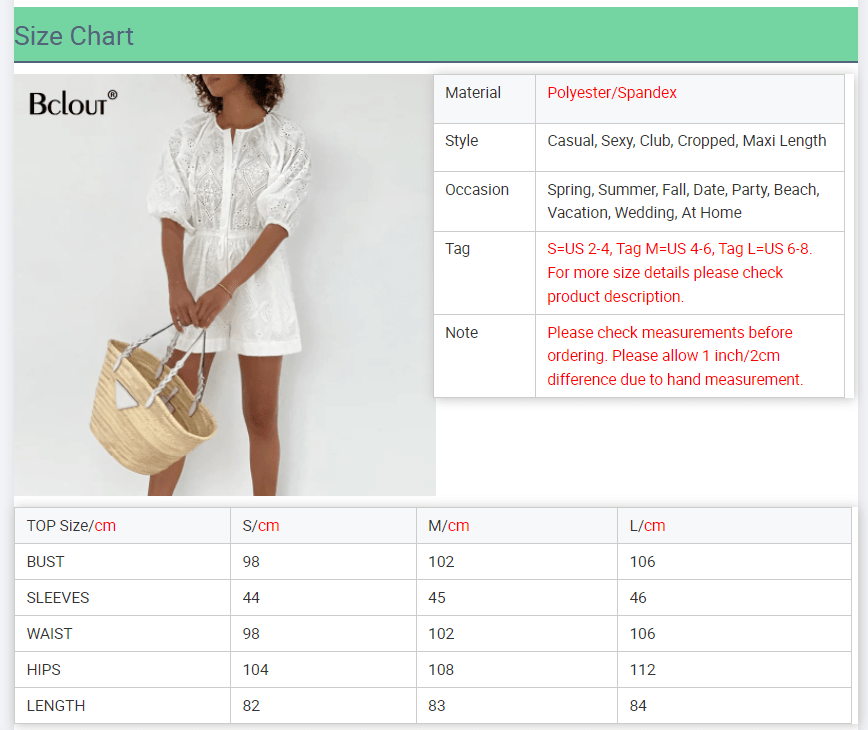 Bclout Women Cotton Short Sleeve Midi Waist Romper 2023 Summer Casual Hollow Out Playsuits Elegant Jacquard White O Neck Rompers