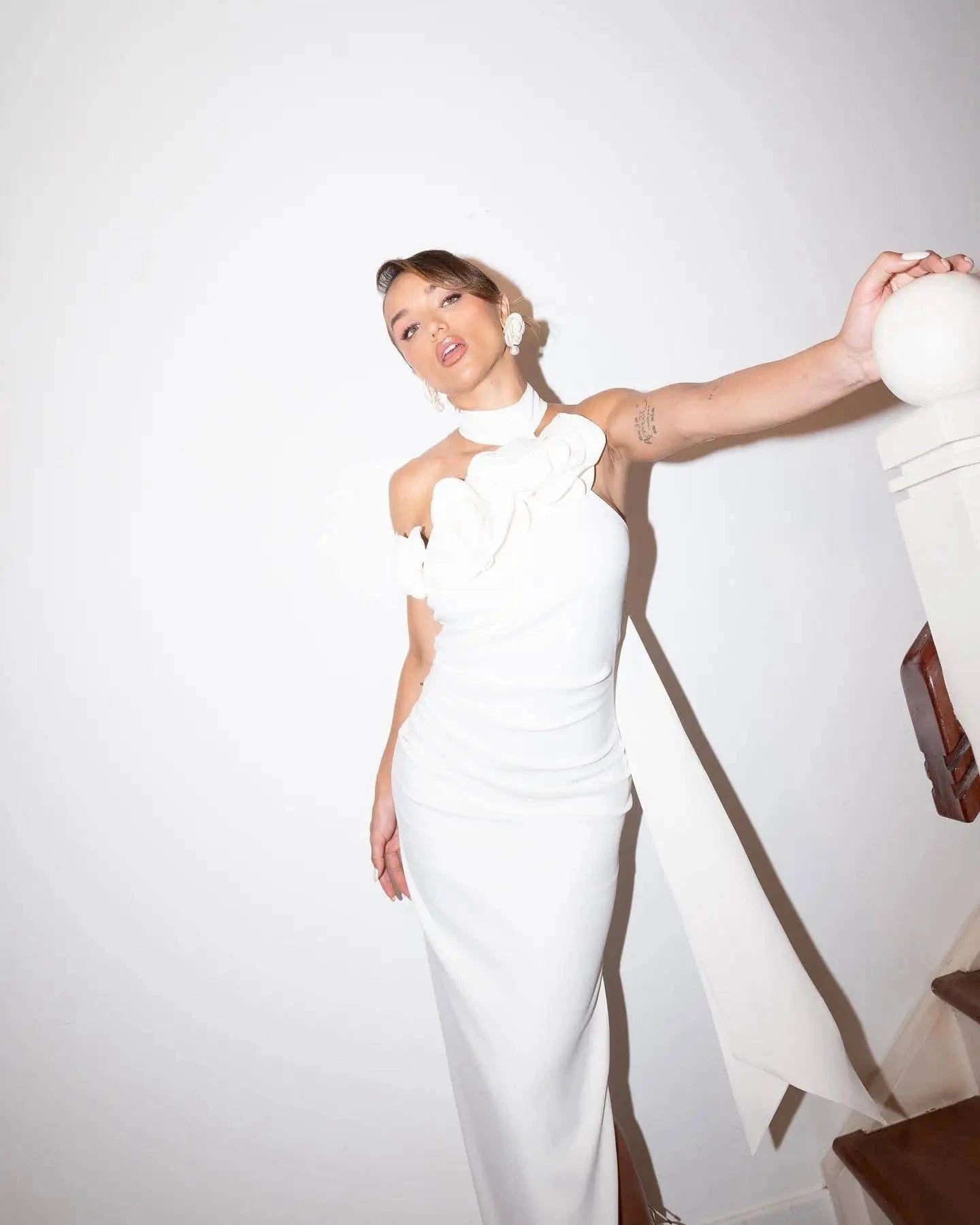 BD2418 Elegant Bandage Dress Halter Backless Sexy Evening Dresses Fashion Party Ball Gowns High Quality Bodycon Woman Vestidos