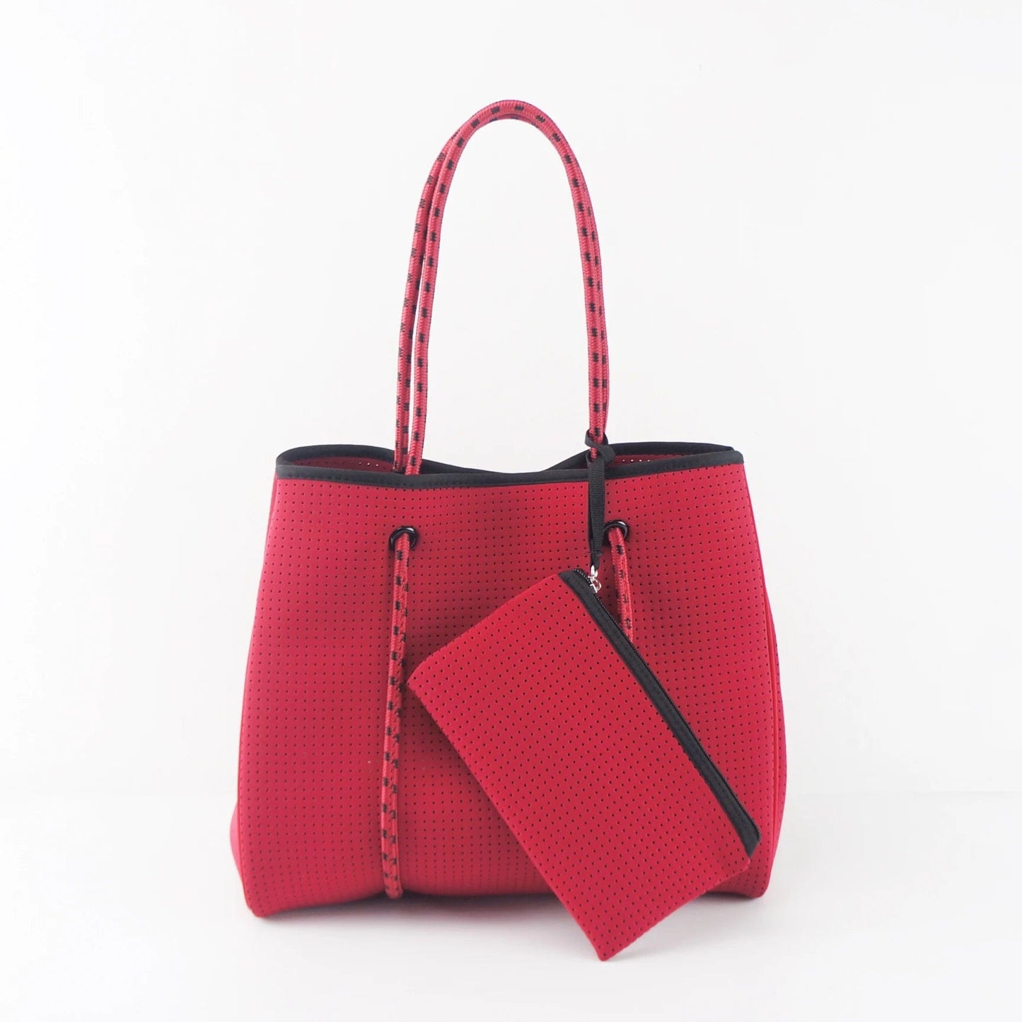 Beach Bag Hot Selling Fashion Durable Perforated Designer Neoprene Bag Wholesale Neoprene Bags Women Handbags Ladies