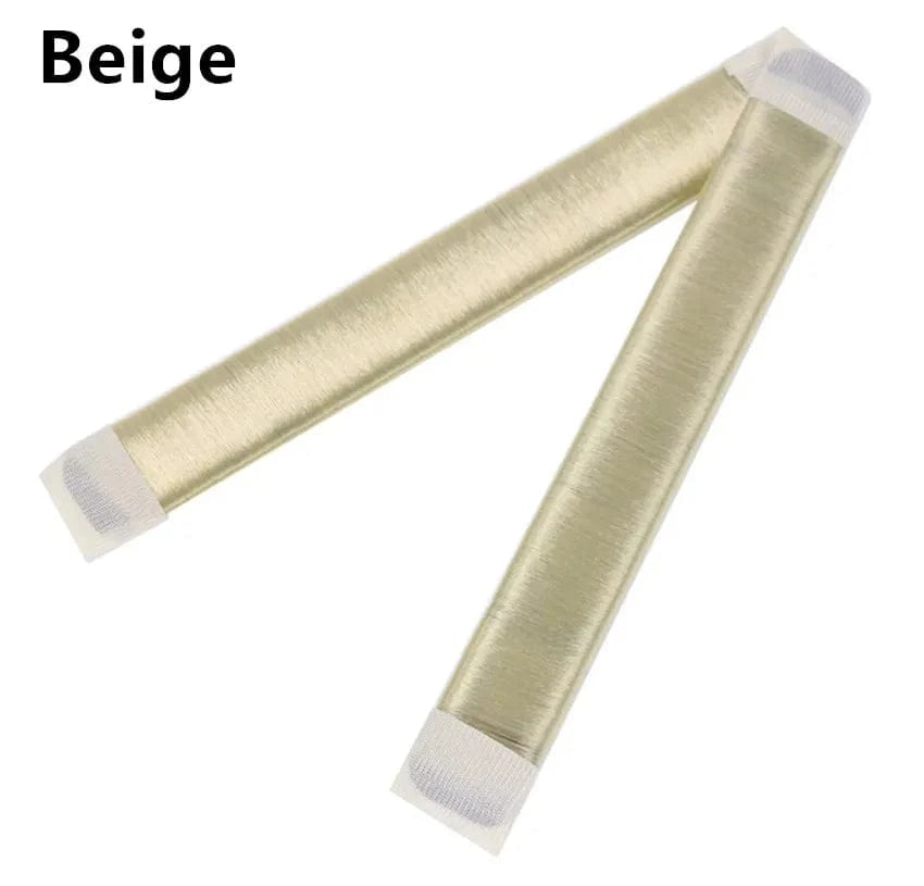 Beige Wholesale Fashion Magic Hair Donut Bun DIY Tool Girls Hair Roller Styling Women Holder Easy Bun Maker Burger Buns Hair Accessory