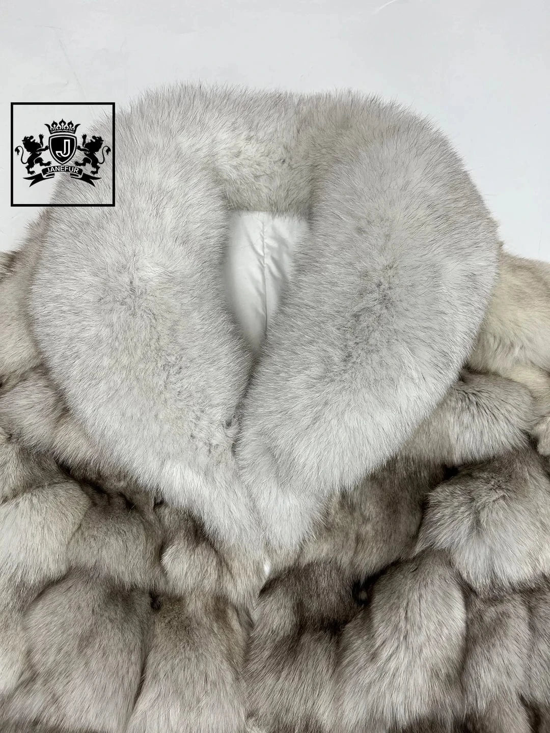 Best Price Winter Natural Color Furry Normal Patchwork Fox Fur Coat