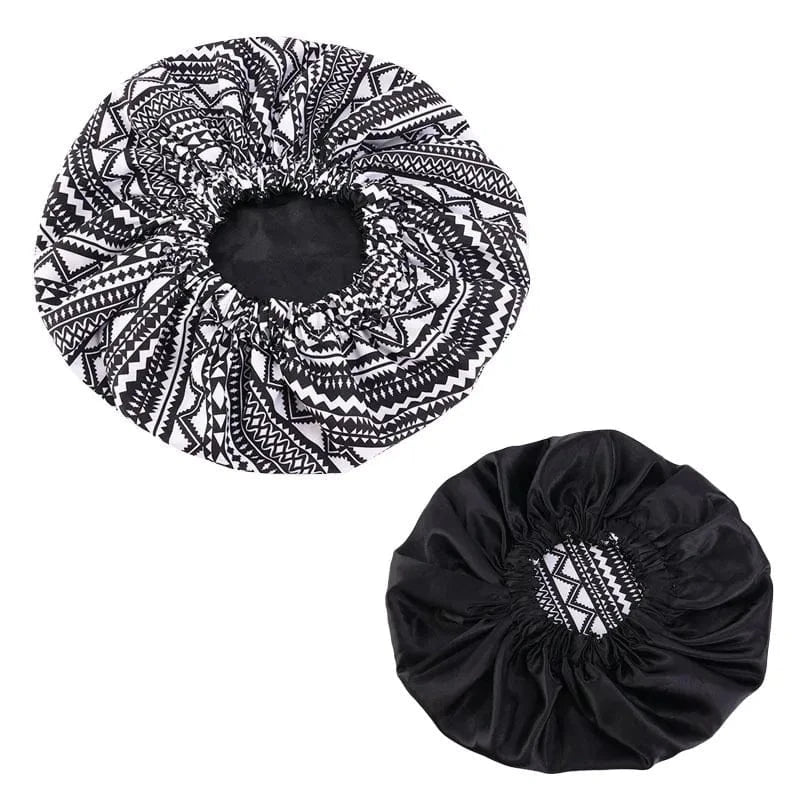 Best Selling Multiple color Handmade Products Custom Silk African Ankara Print Sleep Hair Bonnet with Logo for Wholesale