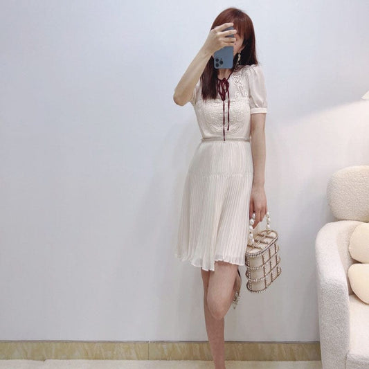 Bettergirl Spring 2023 Fashion Hollow Lace Embroidery Occasion Women Elegant Club Short Dresses