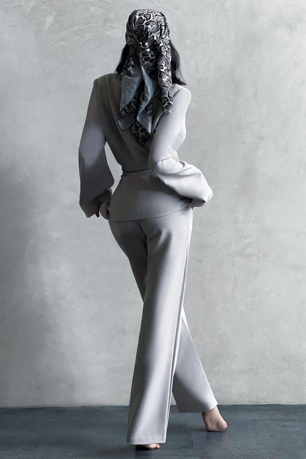 BH7438 Amazon New European And American Suit Two-Piece Long Sleeve V-Neck Coat & Slim Pants Sexy Fashion Set