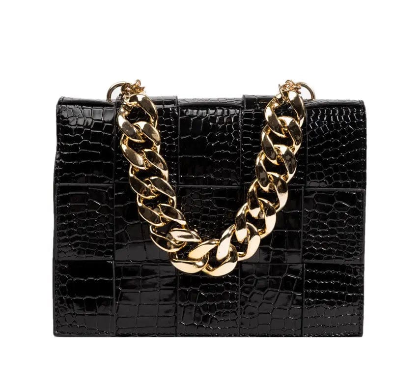 black 2022 Crocodile Stylish Small Handbags Women Luxury Purses Pillow Shape Pillow Shape Mini Shoulder Bag