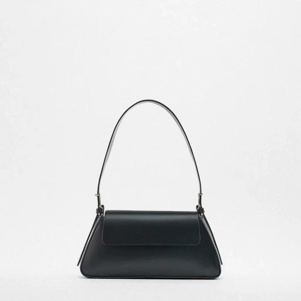 black 2023 Brand Designer Inclined Shoulder Bags Underarm Purse Shiny Patent Leather Bags Women Handbags