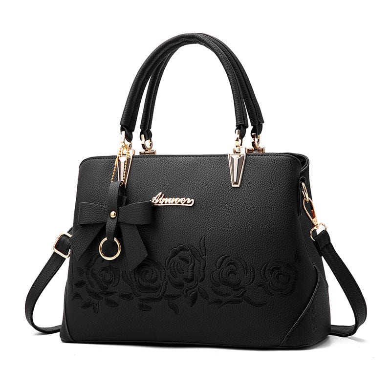 black CLK W092 China supplier promotional top quality fashion handbag Guangzhou handbag ladies handbags