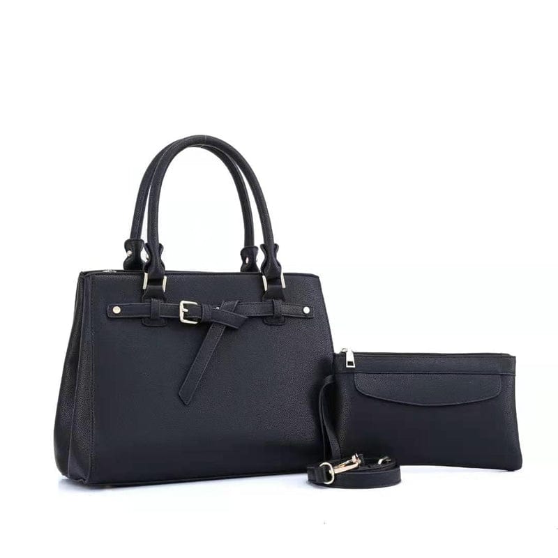 black EG297 hot selling pu leather luxury designer purses for women 2022 handbag