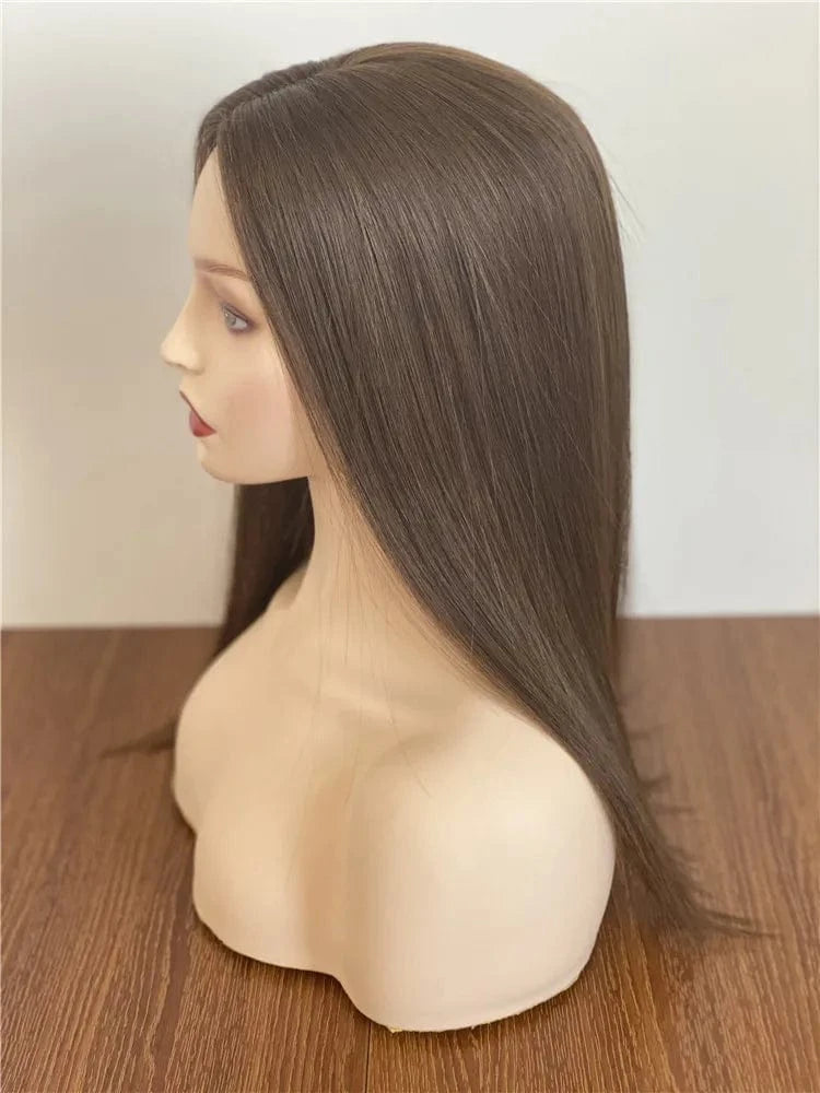 Black Friday Sale Large Stock Wholesale Lady Toupee 100% Virgin Brazilian Human Hair Free Parting Hair Piece For women