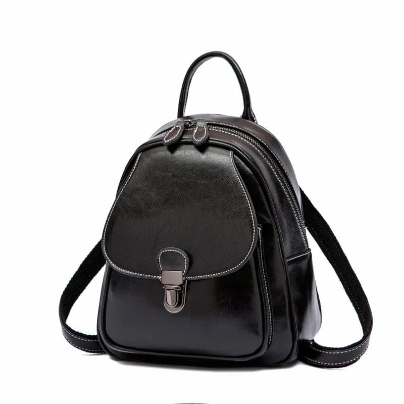 Black Mini Backpack for Women Cute Small Backpack Purse Girls Leather Bookbag Women Bags Fashion Waterproof Cover Polyester Male 1.0KG