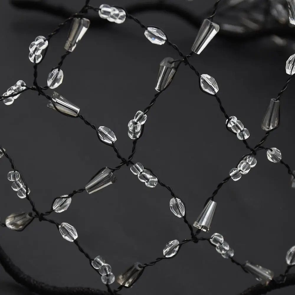 Black New Product Crystal Wedding Tiaras Bridal Hair Accessories Grey Rhinestone Headband