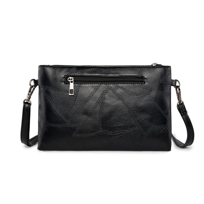 black Skya Studded Clutch Black Faux Leather Shoulder Crossbody Bag Kymber Clutchegan Leather Punk Rock Rivet Shoulder Bag Black