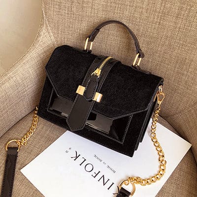 black Wholesale New Arrivals Fashion Leopard Pattern Chain Shoulder Small Leather Handbags for Women