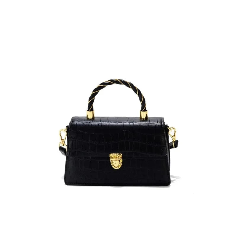 Black Wholesale new brown handbags for women pu leather crossbody bag custom luxury fancy latest handbags