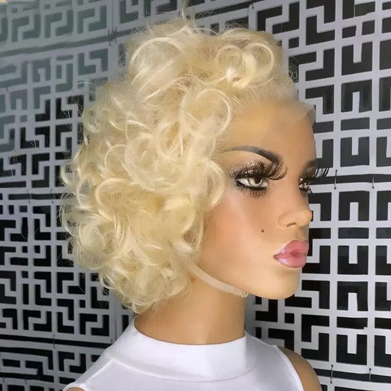 Bleached Knots Cuticle Aligned Ginger Color Short Bob