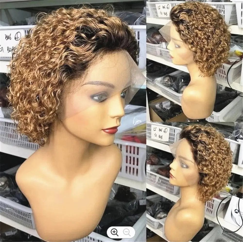 Bleached Knots Cuticle Aligned Ginger Color Short Bob