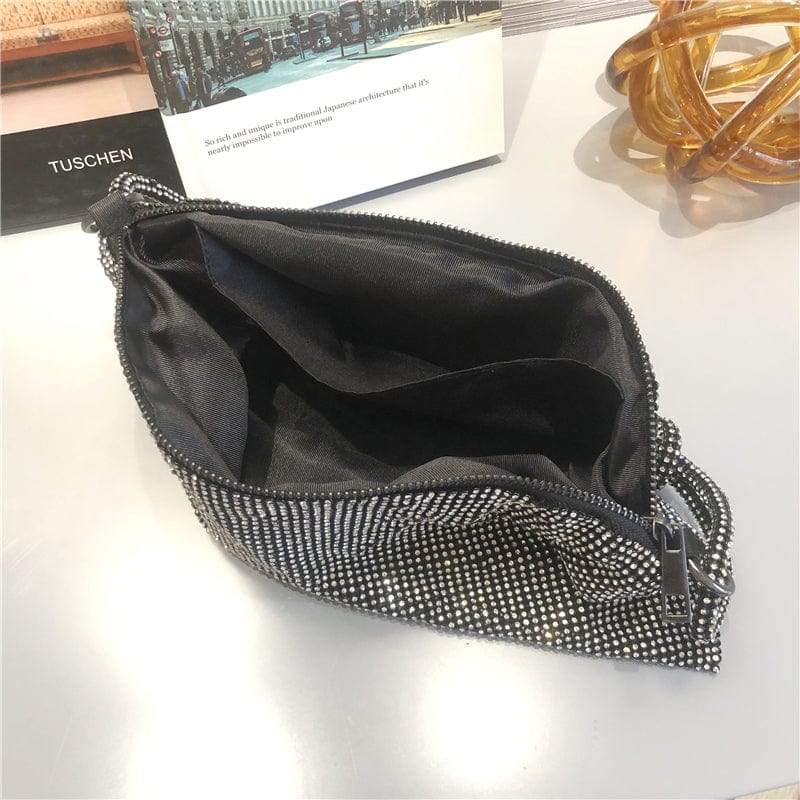 Bling Handbags for Women Luxury Evening Diamond Clutch Party Shoulder Bag Designer Handbags Famous Brands Rhinestones Purses