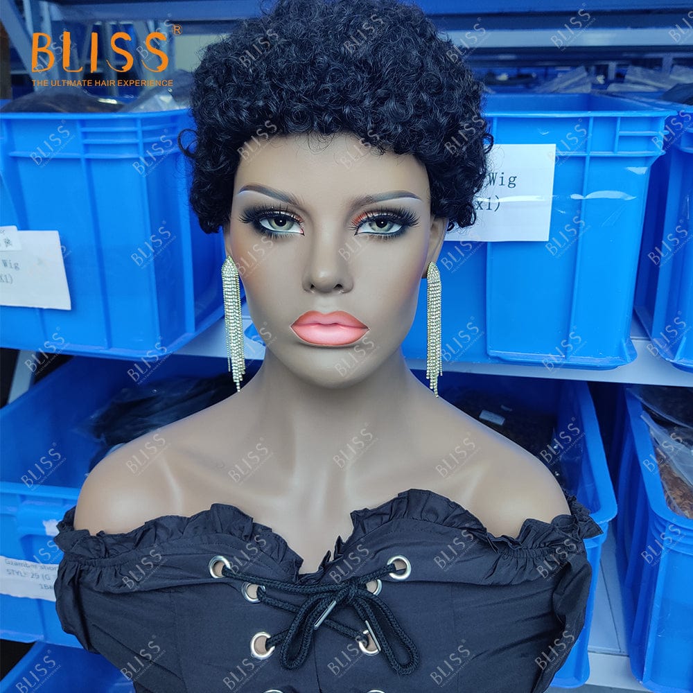 Bliss Cheap Short Pixie Wigs Short Pixie Cut Human Hair Wigs Brazilian Short Wigs
