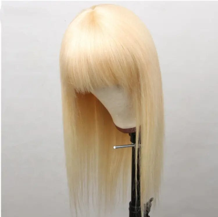 Blonde Color Wig Transparent Lace Pre Plucked Hair
