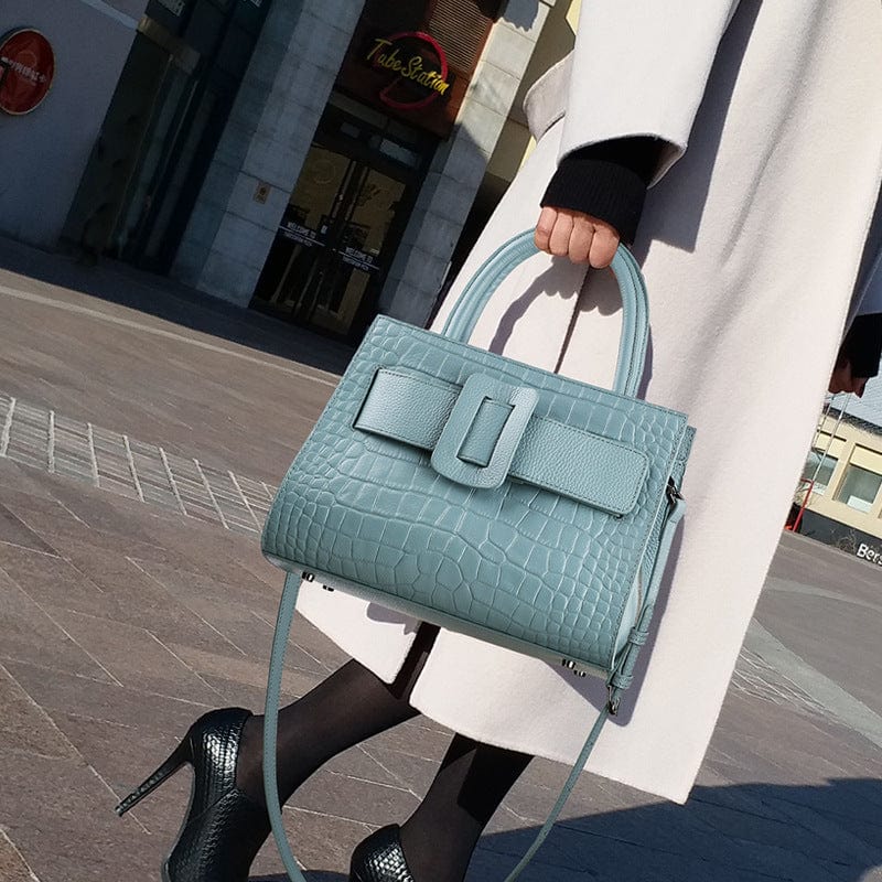 Blue 2022 new fashion leather Luxury Women Mini Handbag Vintage Crossbody Pouch for women