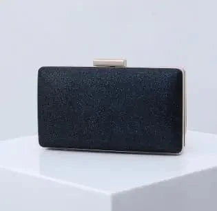 Blue Banquet Portable Straight Shoulder Clutch Evening bag Temperament Women Wedding Purse