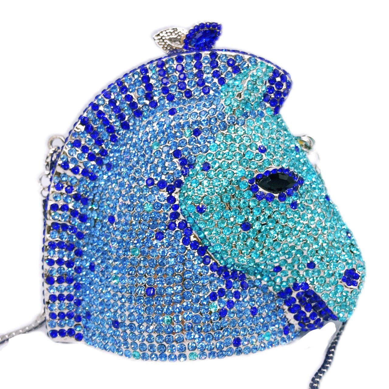 Blue House Custom Women bling diamond party skull handbag hand rhinestone Pumpkin ice cream clutch Butterfly owl Swan  purse evening bags