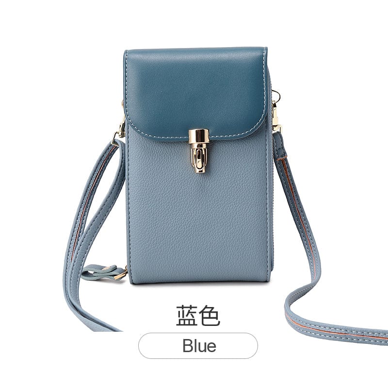 blue MIYIN wholesale 2022 Japanese and Korean fashion diagonal handbags, large-capacity mini shoulder phone bag ladies