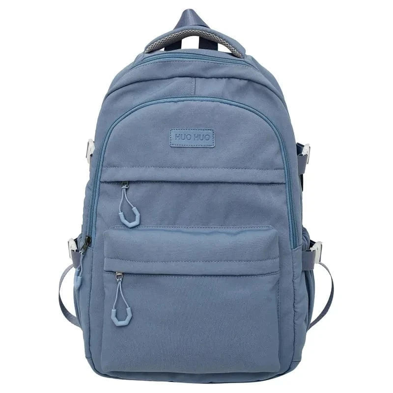 Blue Wholesale Custom Schoolbags College Students Large Capacity Laptop Backpack School Bags for Teens