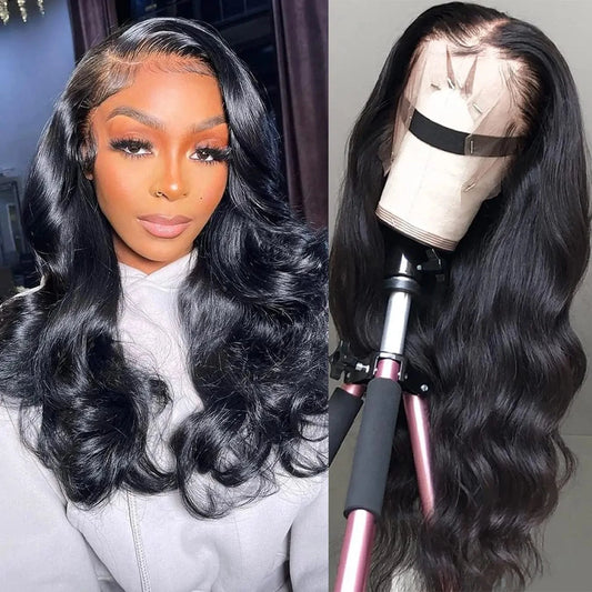 Body Wave 13X6 Hd Human Hair Lace Front Wigs Pre Plucked Hd Lace Frontal Wigs Whosale Natural Human Hair Wigs For Black Women