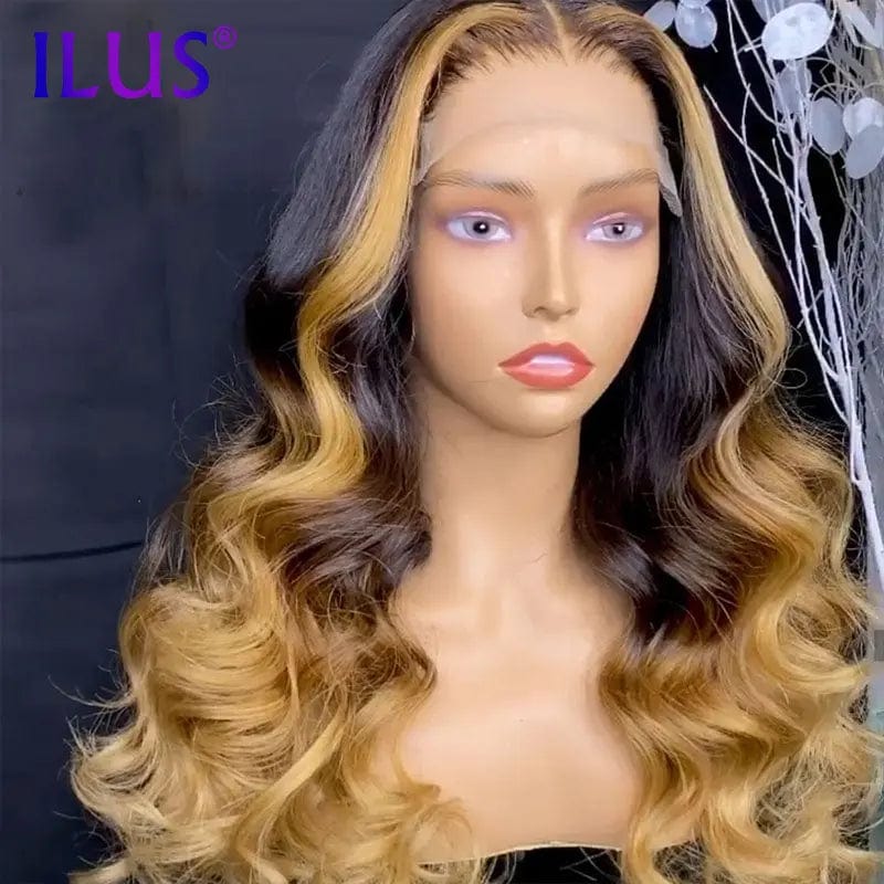 Body Wave 1B/27 Highlight Colored Full Lace Wigs