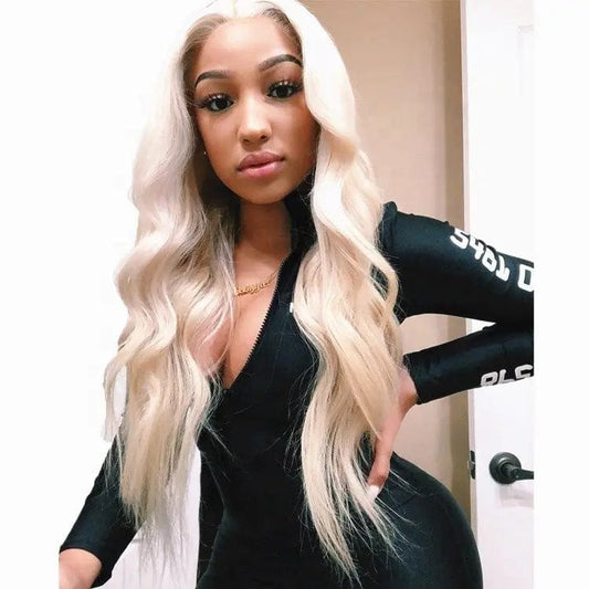 Body Wave Blonde Color Cuticle Aligned Pre-plucked Wigs