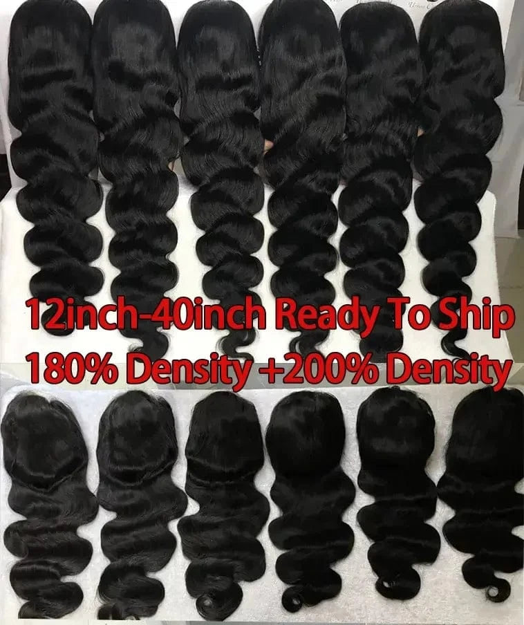 Body Wave human hair lace front transparent lace front raw virgin long wigs human hair lace frontal wigs