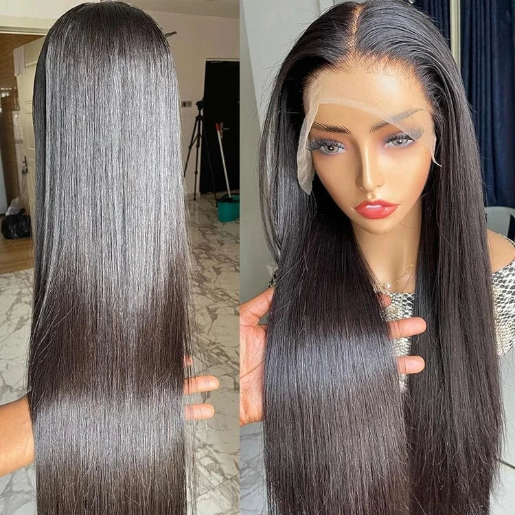 Body Wave human hair lace front transparent lace front raw virgin long wigs human hair lace frontal wigs