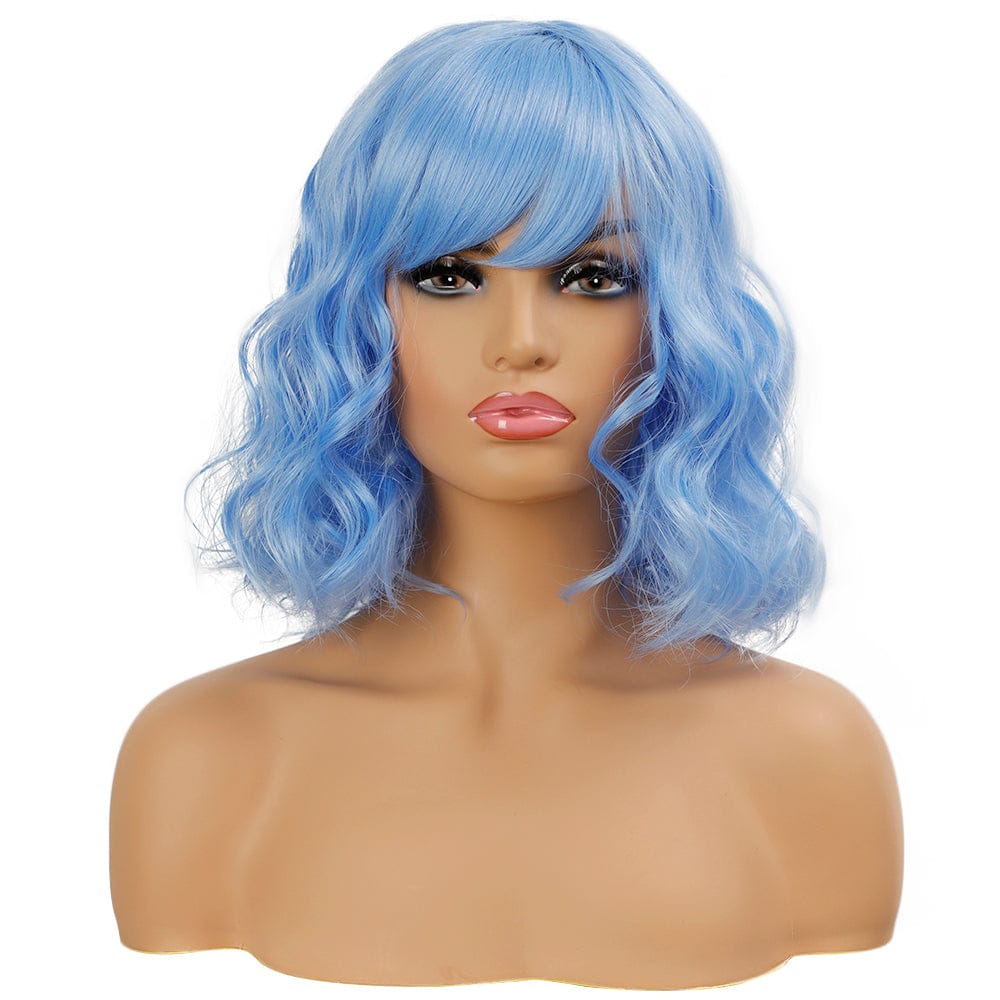 body wave wig for women sleek wholesale manufacturer blond high temperature heat resistant machine made wig synthetic hair wigs