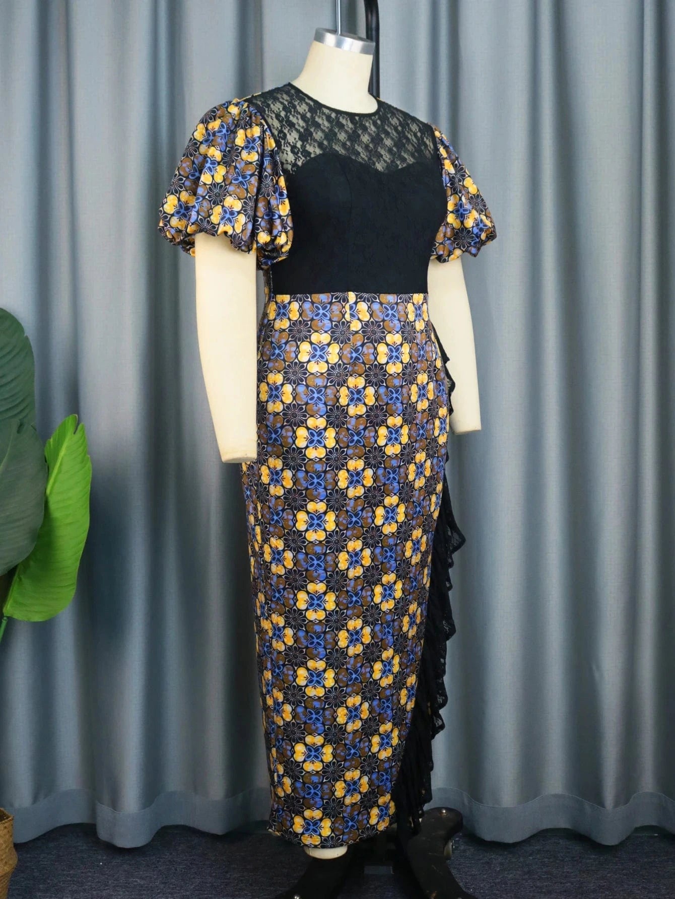 Bodycon AOMEI Manufactures African Print Evening Maxi Dress Ladies