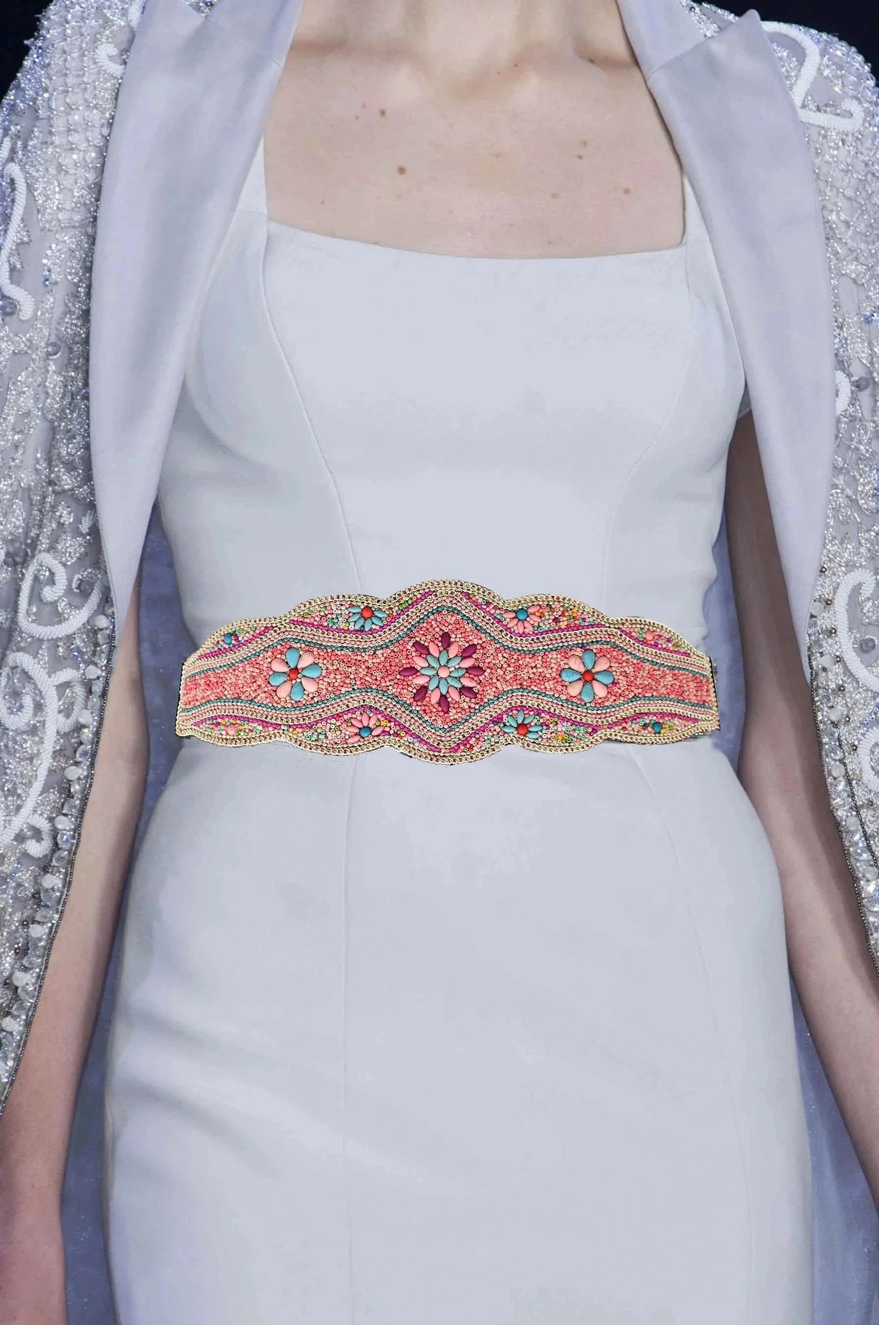 Bohemian Belt for Women Zulu Beaded Elastic Stretch Adjustable Waist Belt Retro Ethnic Belly Chain Exotic Body Jewelry