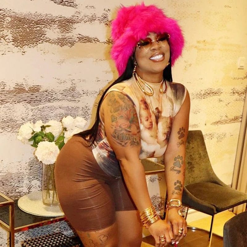 Bomblook D23TP262 Trending Products 2023 New Arrivals Y2K Vintage Angel Print Casual Streetwear Tee Shirt