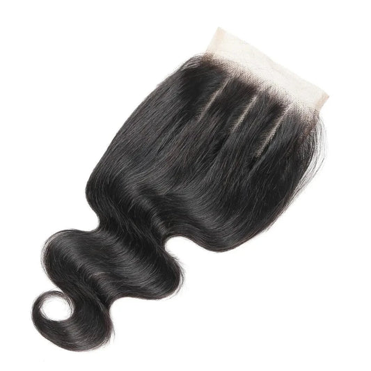 Brazilian hair lace closure wig 5x5 lace closure human hair with 4x4 three part body wave