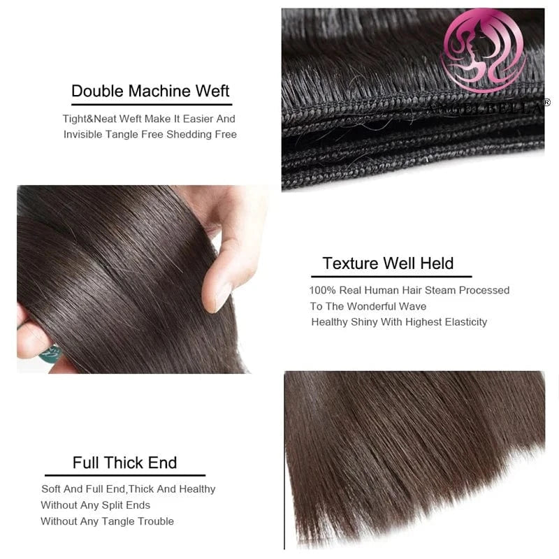 Brazilian Human Hair Weave 100% Virgin Brazilian Hair Bundle Weave Bundles Brazilians Hair